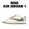 39-4.wi 독점 실제 샷 스콧 X 조각 디자인 X Air Jordan 1 Low OG SP JOE1 North Migreen Little Red Label - Image 5